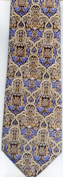 Middle Eastern Celtic Knots surface design tie decorator fabric architectural details decorative elements designer NECKTIES
