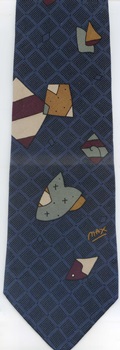 modern art painting surrealism cubism expressionist surrealist Peter Max psychedlic art tie Necktie