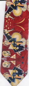 modern art painting surreal expressionist tie Necktie  Kandinsky