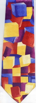 modern art painting surrealism cubism expressionist surrealist  tie Necktie