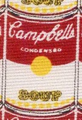 Andy Warhol campbells soup cans modern art tie Necktie