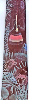 The Dream-Detail Rousseau modern art painting surrealism expressionist tie Necktie