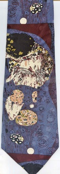 Impressionist masterpiece painting german expressionist Gustav Klimt tie Necktie