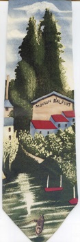 The Moulin d'Alfort Henri Rousseau modern art painting surrealism cubism expressionist tie Necktie