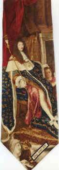 Louis XIV Portrait by Hernri Testelin Renaissance masterpiece painting old masters tie Necktie