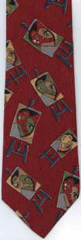 modern art painting surreal expressionist tie Necktie Pablo Picasso
