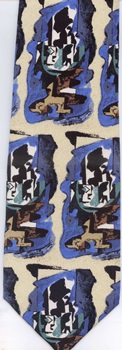 The Table modern art painting surreal expressionist tie Necktie Pablo Picasso