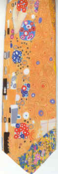 Impressionist masterpiece painting german expressionist Gustav Klimt tie Necktie