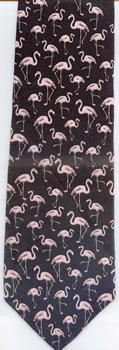 Flamingo Repeat Tie Necktie