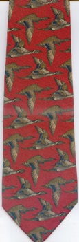 Wood Duck Tie Necktie