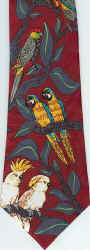Exotic Birds Tie Necktie