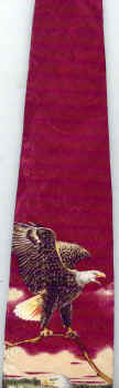 Eagle Scene Tie Necktie tye neckwear
