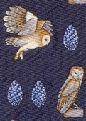 Owl Scene Tie