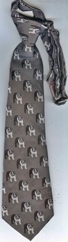  bull dog saint bernard terrierr dog boys length necktie youth ties