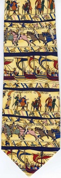 Bayeux Tapestry medeival battle scene alynn Tie neckties