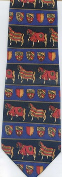 european celtic heraldry heraldic knights horses shields armor swords battle Metropolitan Museum Of Art necktie ties
