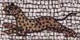 Babylonian Leopard Mosaic e Classical Civilizations tigris and euprates golden triangle  design necktie ties