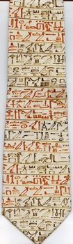Civilizations Egyptian Hieroglyphics Egypt Egyptology necktie ties
