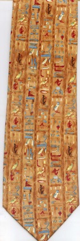 Civilizations Hieroglyphics Egypt Egyptology necktie ties