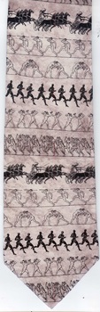 Classical Civilizations greek athelete sports olympic games  detail design frieze necktie ties