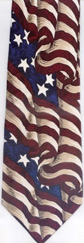 American Revolution Flag History First Star Spangled Banner 1795 to 1818 Eagle Necktie Americana Tie ties neckwear ties tye neckwears