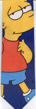 Homer Simpson animation tv show fox broadcasting tie comic strip necktie