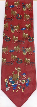Rudolph The Red Nosed Reindeer Elves And Toys tie necktie