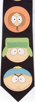 South Park, animation, tv, cartoon, broadcasting, Kenny, Cartman, Stan, Kyle,  tie, comic strip, chef necktie