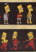 Homer Bart Simpson animation tv show fox broadcasting tie comic strip necktie