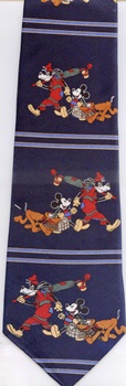 Mickey Mouse paris eiffel tower travel cartoon comic strip walt disney tie tie necktie