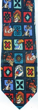 Toucan Tie lion king characters movie animation tie necktie