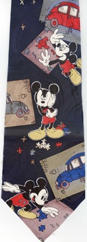 Mickey Mouse jigsaw puzzle car game toy cartoon comic strip walt disney tie tie necktie