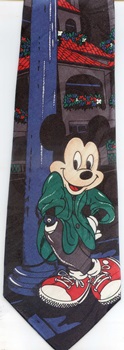 Mickey Mouse Don quixote goofy sancho panza cartoon comic strip walt disney tie tie necktie