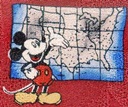 Mickey Mouse cartoon comic strip walt Geography map disney tie tie necktie
