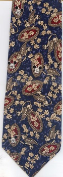 Mickey Mouse cartoon hidden pattern paisley stage curtain comic strip walt disney tie tie necktie