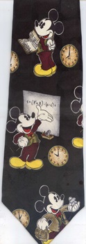 Mickey Mouse teacher professor classroom cartoon comic strip walt disney tie tie necktie