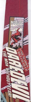 Daredevil marvel comic strip tie Necktie