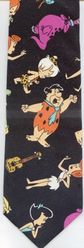 Fred Flintstone Hanna-Barbera Hanna Barbera  tie necktie
