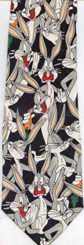 bugs bunny poses looney toons tunes Classic tie cartoon comic strip tie tie necktie