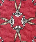 pattern looney tunes Bugs Bunny pattern warner brothers studio Tie necktie