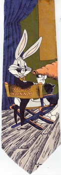 bugs bunny marvin the alien looney toons tunes Classic tie cartoon comic strip tie tie necktie