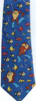 taz taxmanian devil looney toons tunes Classic tie cartoon comic strip tie tie necktie