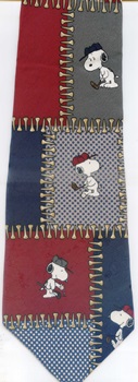 Another Day Another 18 Holes Peanuts comic strip charlie brown snoopy tie Necktie