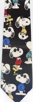 Be Cool Peanuts comic strip charlie brown snoopy tie Necktie