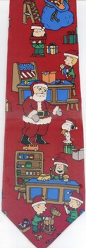 Dear Santa, Can You Send Me Your Catalogue Peanuts comic strip charlie brown snoopy tie Necktie