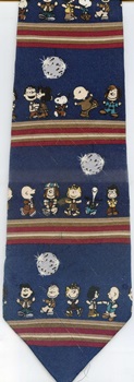 Do You Come Here Often? New Year's Party Peanuts comic strip charlie brown snoopy tie Necktie
