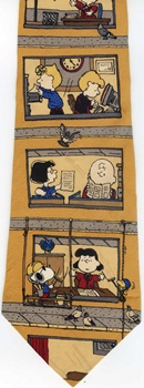 I Can't Stand It I Just Can't Stand It Peanuts comic strip charlie brown snoopy tie Necktie