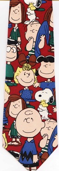 I Need All The Friends I Can Get Peanuts comic strip charlie brown snoopy tie Necktie