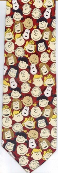 Circle Of Friends Peanuts comic strip charlie brown snoopy tie Necktie
