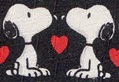 Snoopy Heart Pattern Peanuts comic strip charlie brown snoopy tie Necktie